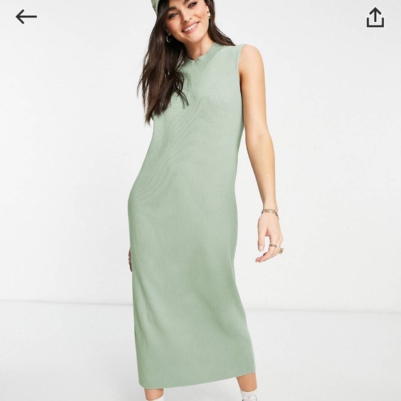 ASOS Dresses & Skirts - Ribbed Mock Neck Maxi